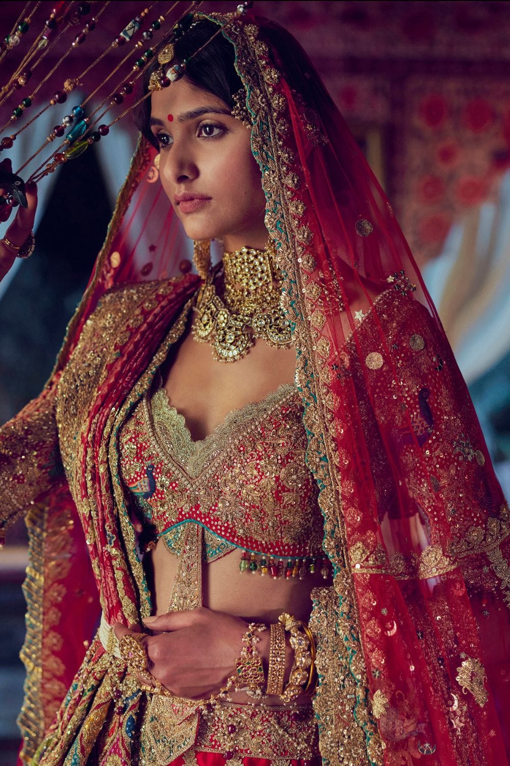 Red Lehenga set