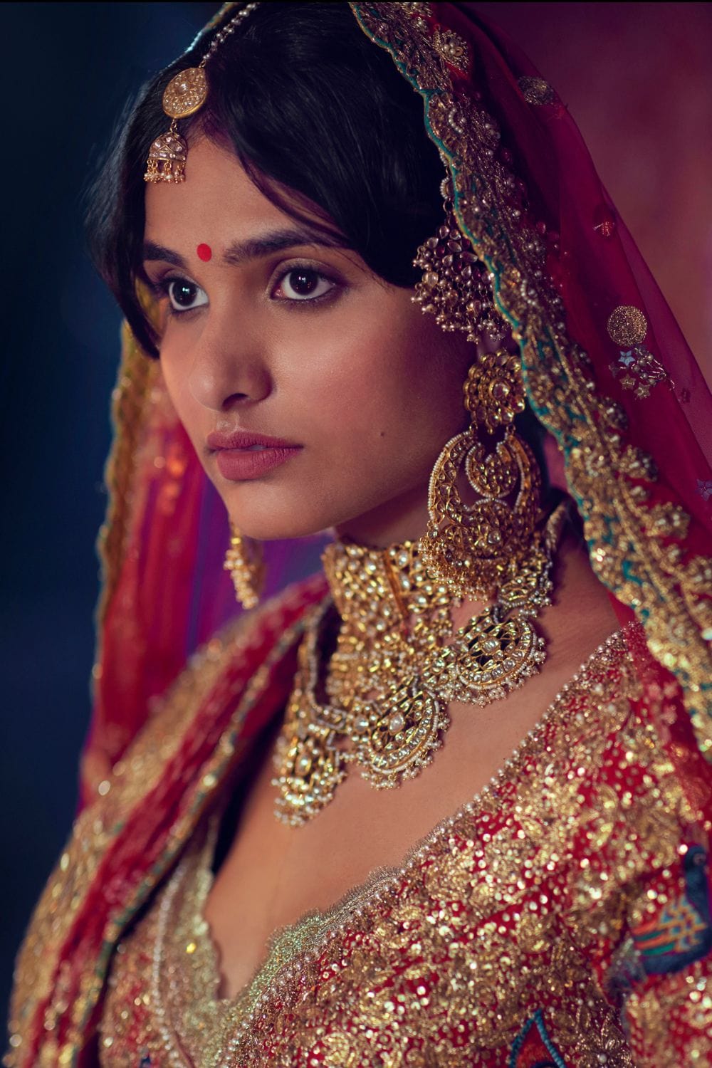 Red Lehenga set