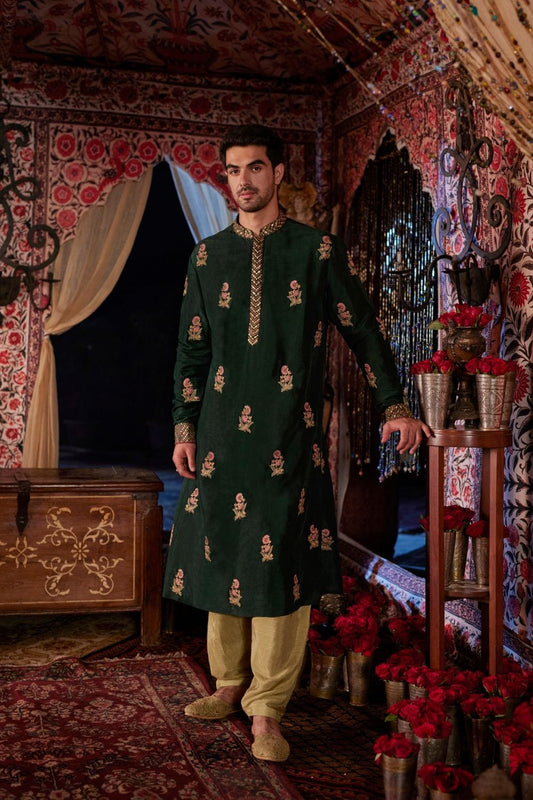 Deep Green Kurta Set