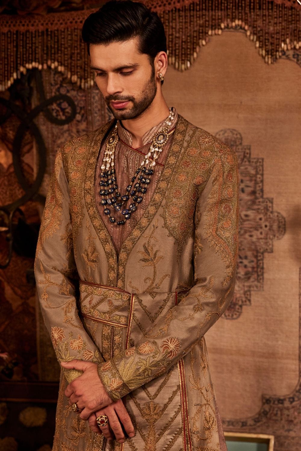 Pale Olive Choga Set