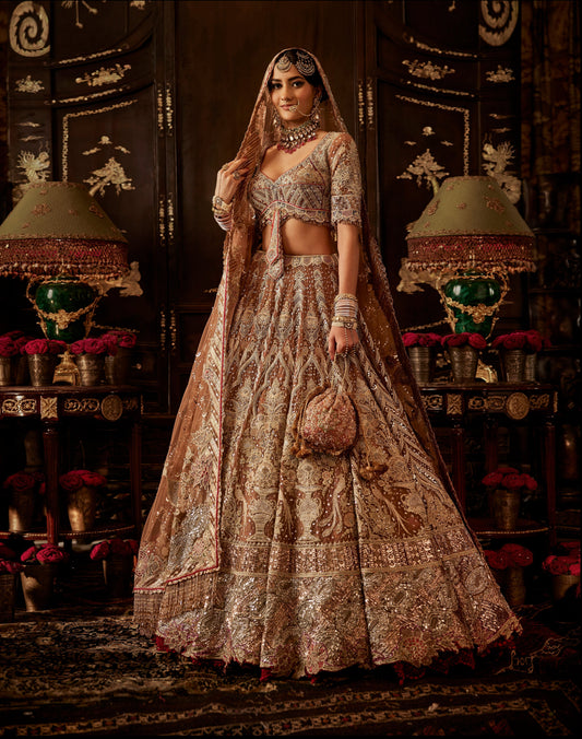 Intricate Embroidery A Journey Through Traditional Indian Bridal Wear