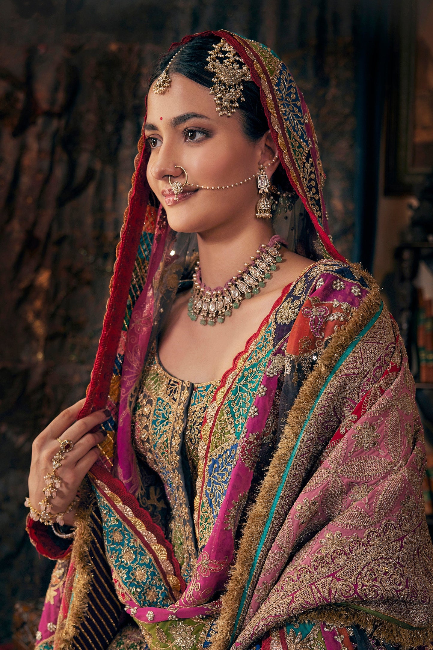 Charcoal Grey Kurti-Sharara Set