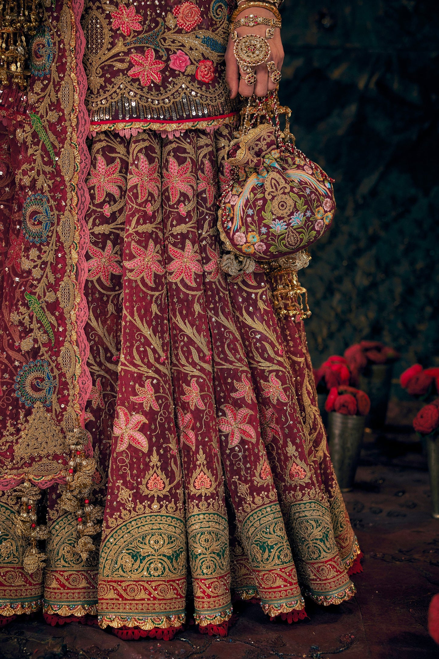 Ruby Pink Kurti-Sharara Set