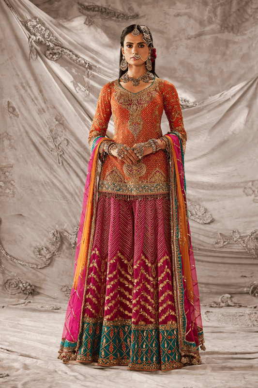 Orange Lehenga