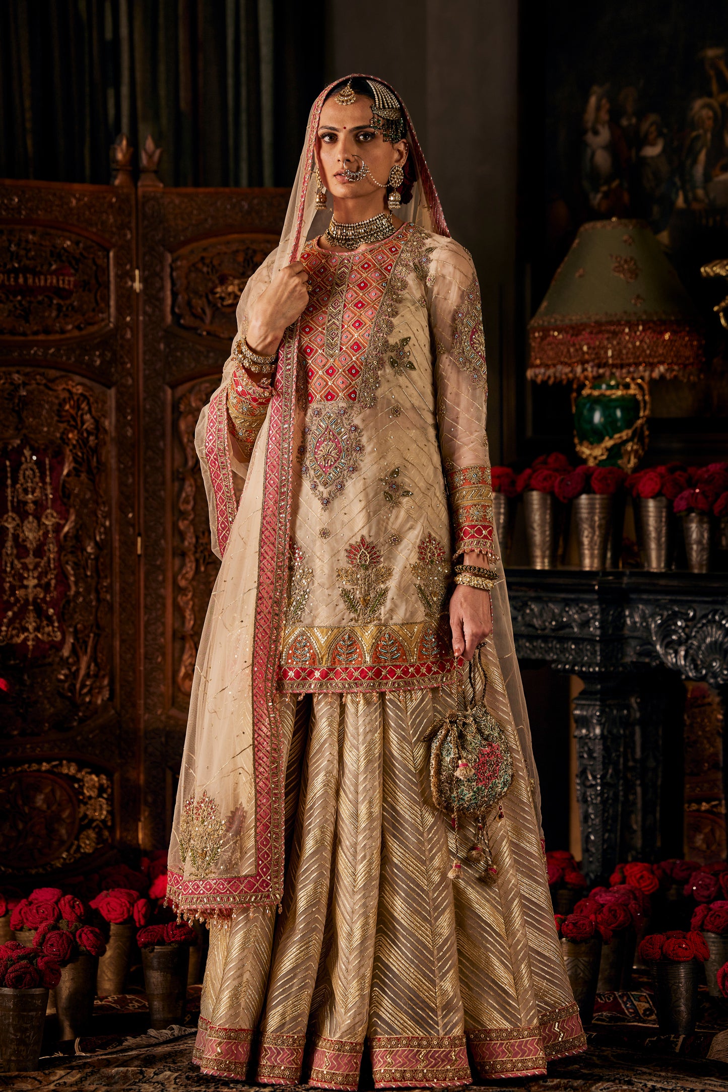 Ivory Tulle Sharara