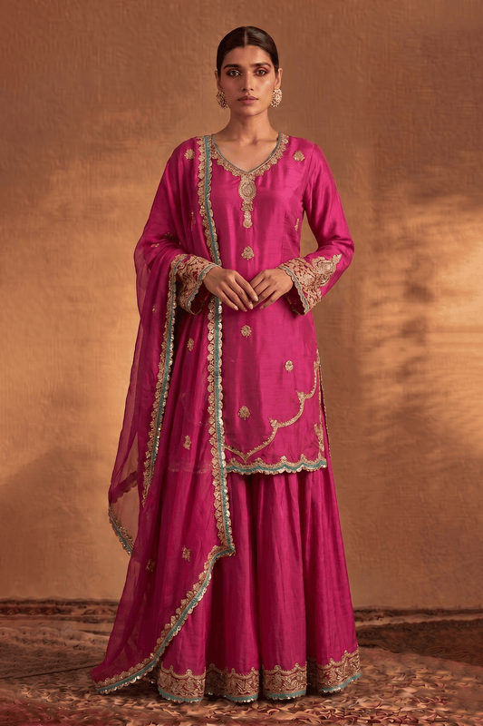 Rani Pink Sharara Set