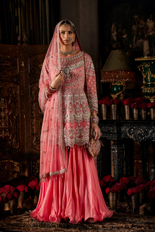 Pink Tulle Sharara