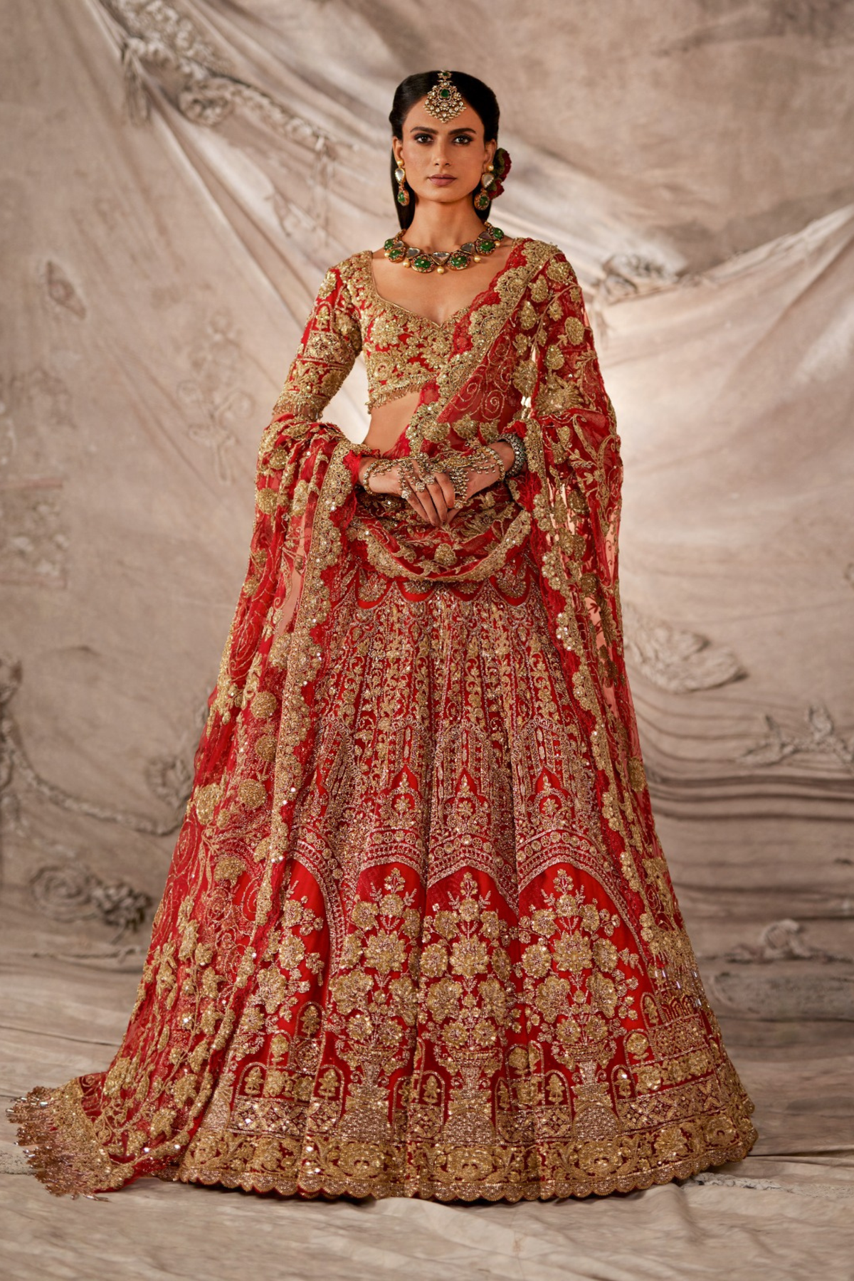 Scarlet Red Lehenga