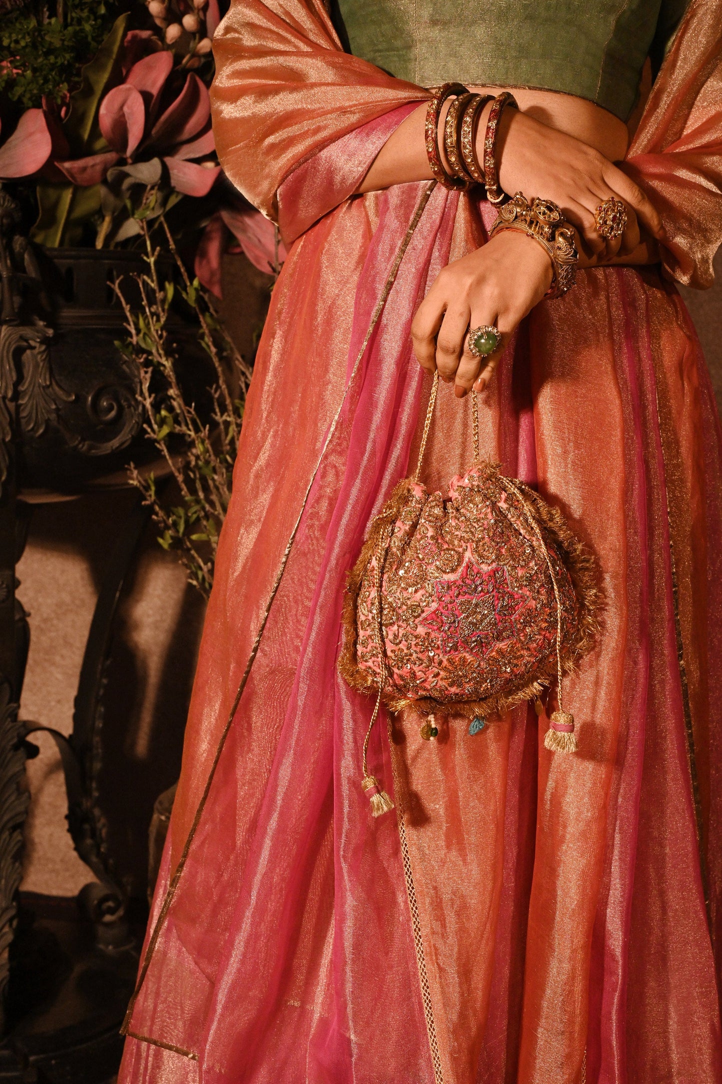Blush Pink Naqsh Noor Potli