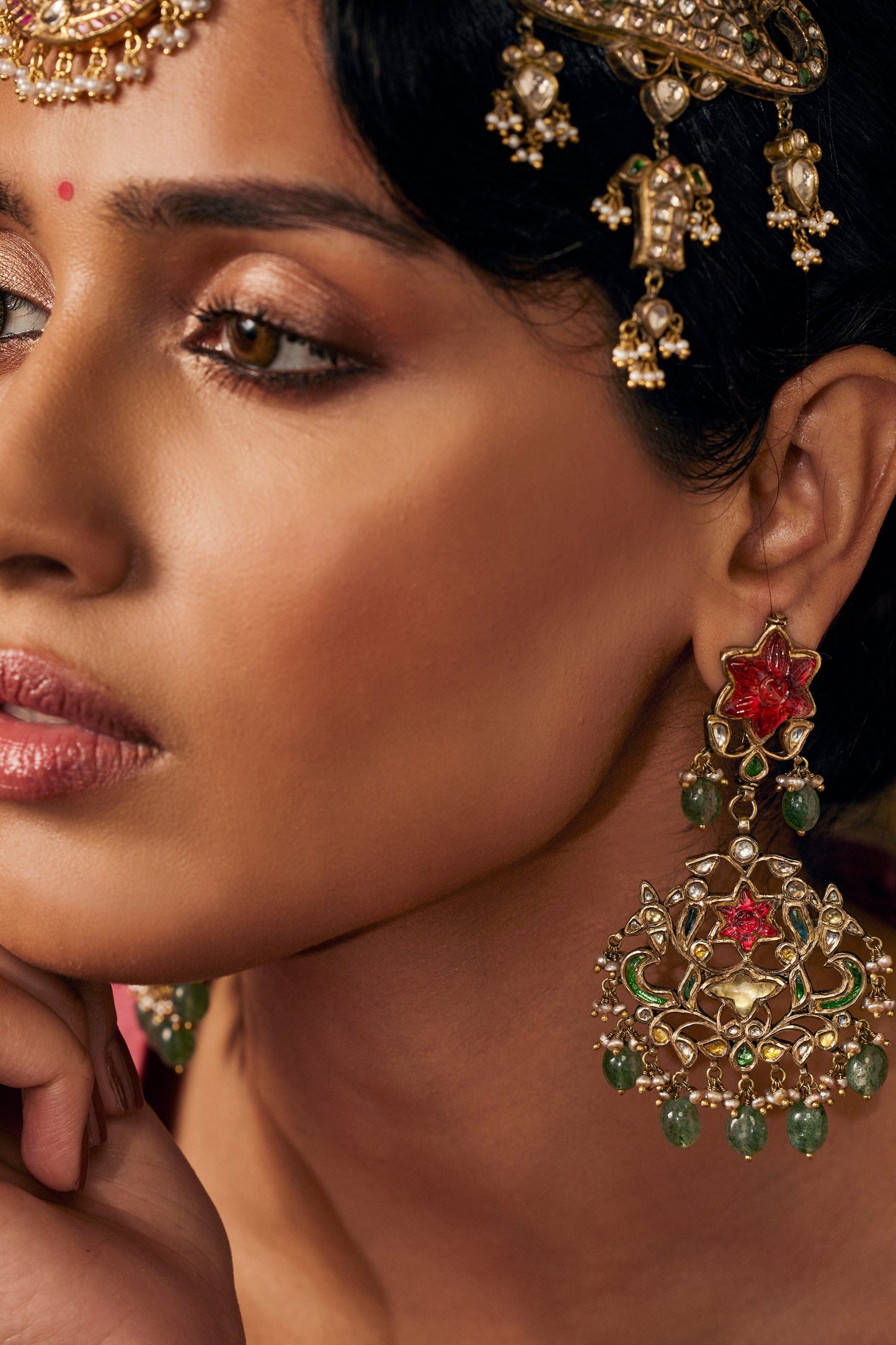 Chaand Sitara Earrings