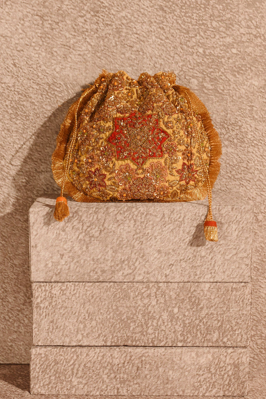 Earthy Nude Naqsh Noor Potli