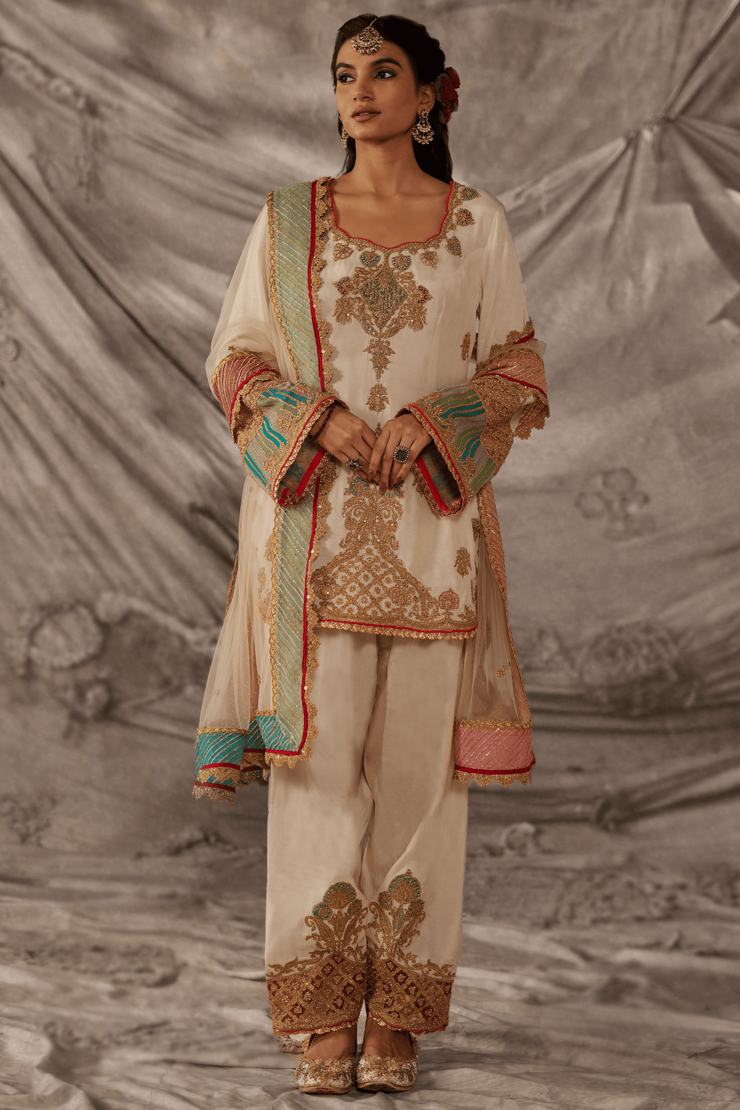 Pristine Ivory Kurta Set