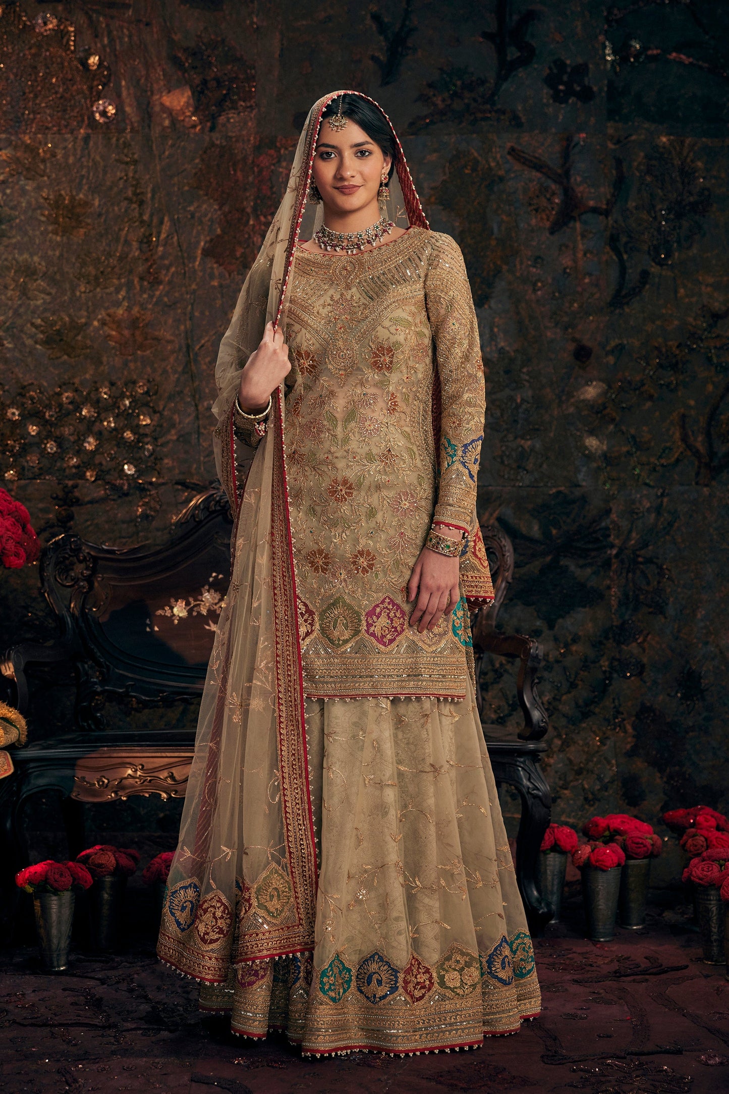 Pale Green Kurta-Sharara Set