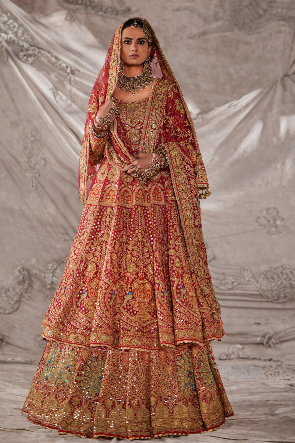 Deep Red Kalidar Set