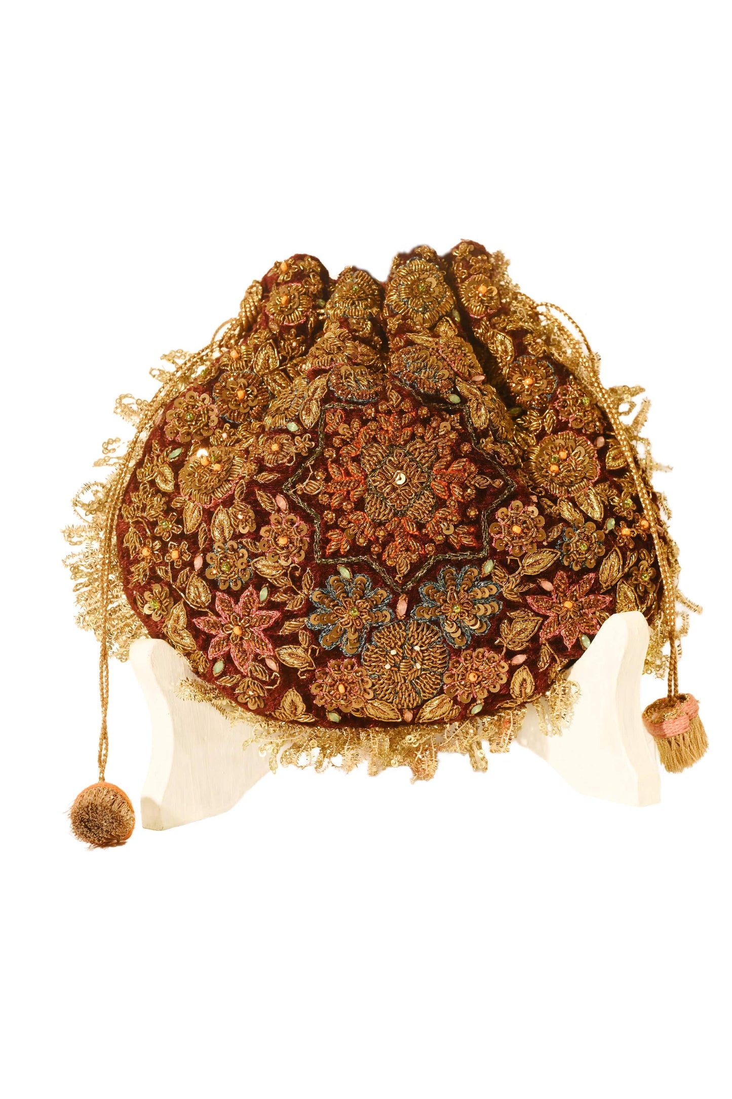 Maroon Naqsh Noor Potli