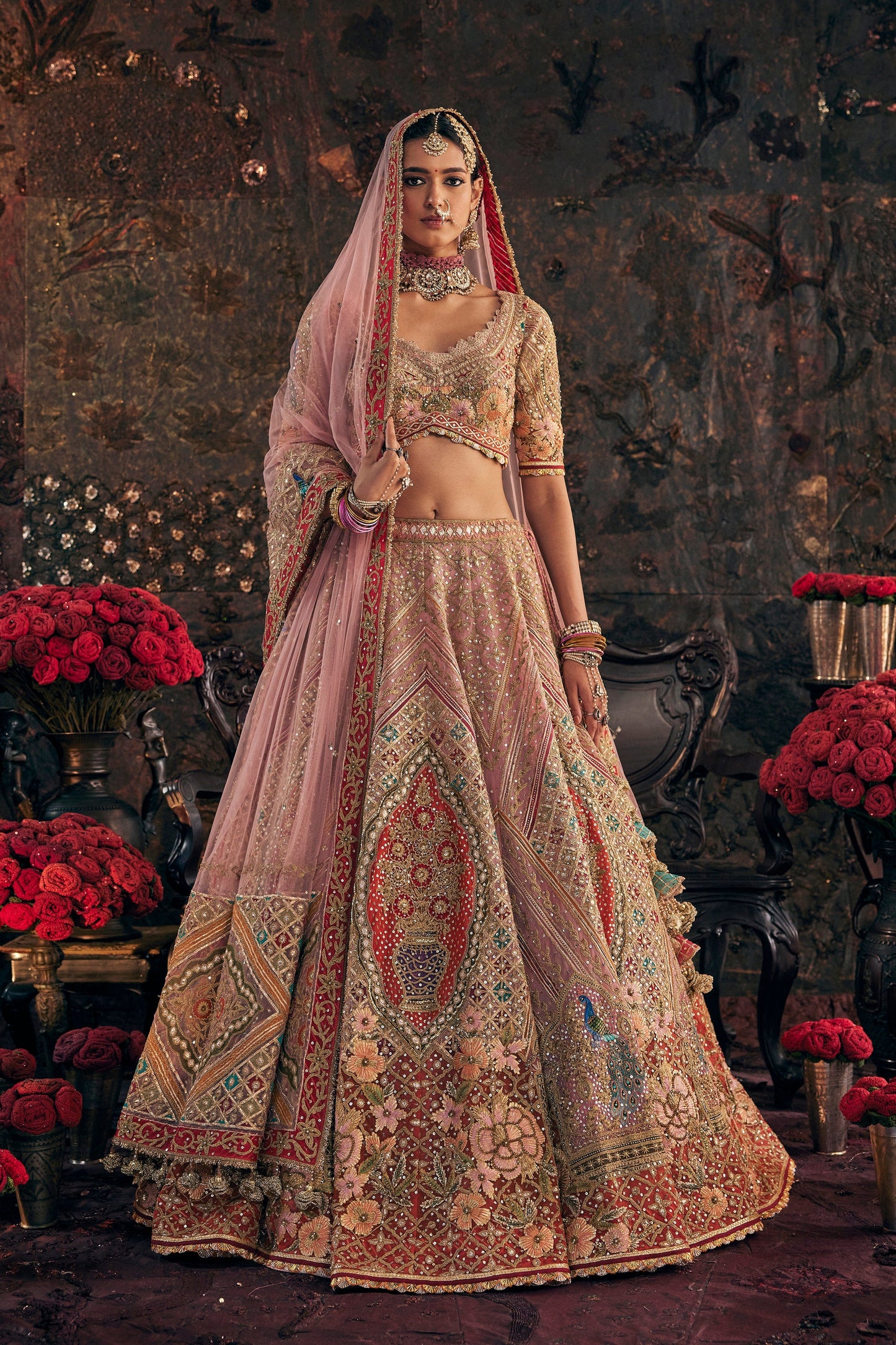A Blush Pink Lehenga