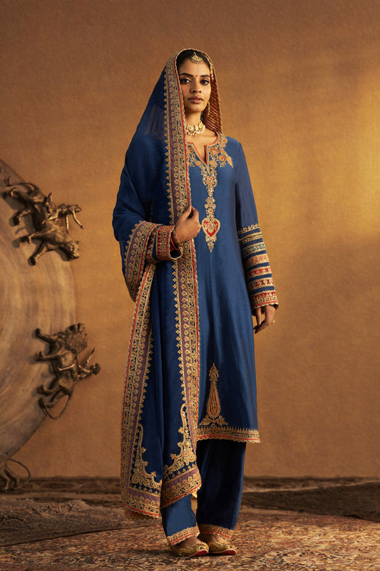 Azure Blue Kurta Set