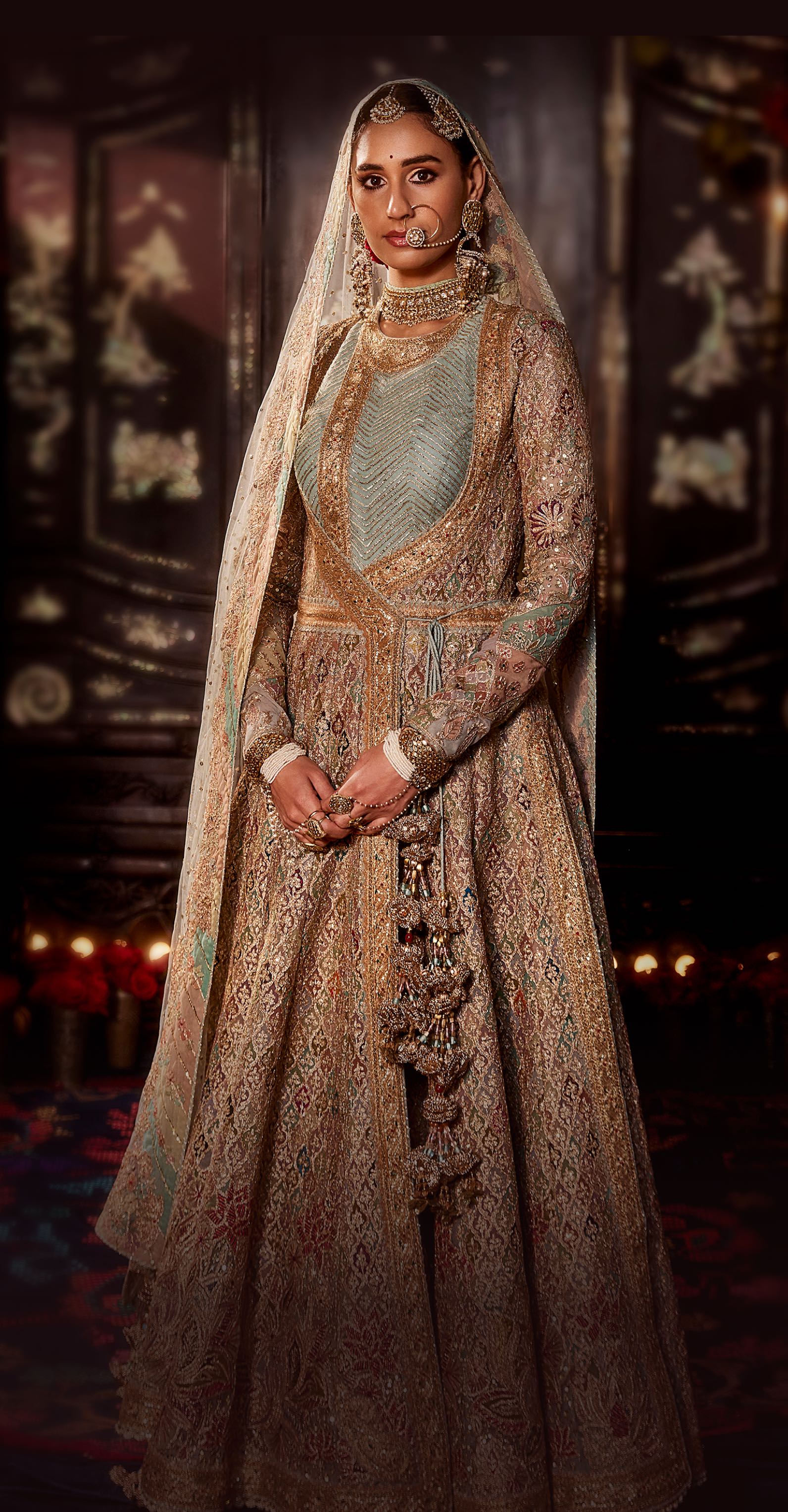 Trending: Alluring Earthy-Toned Bridal Lehengas for That Eccentric Look -  SetMyWed