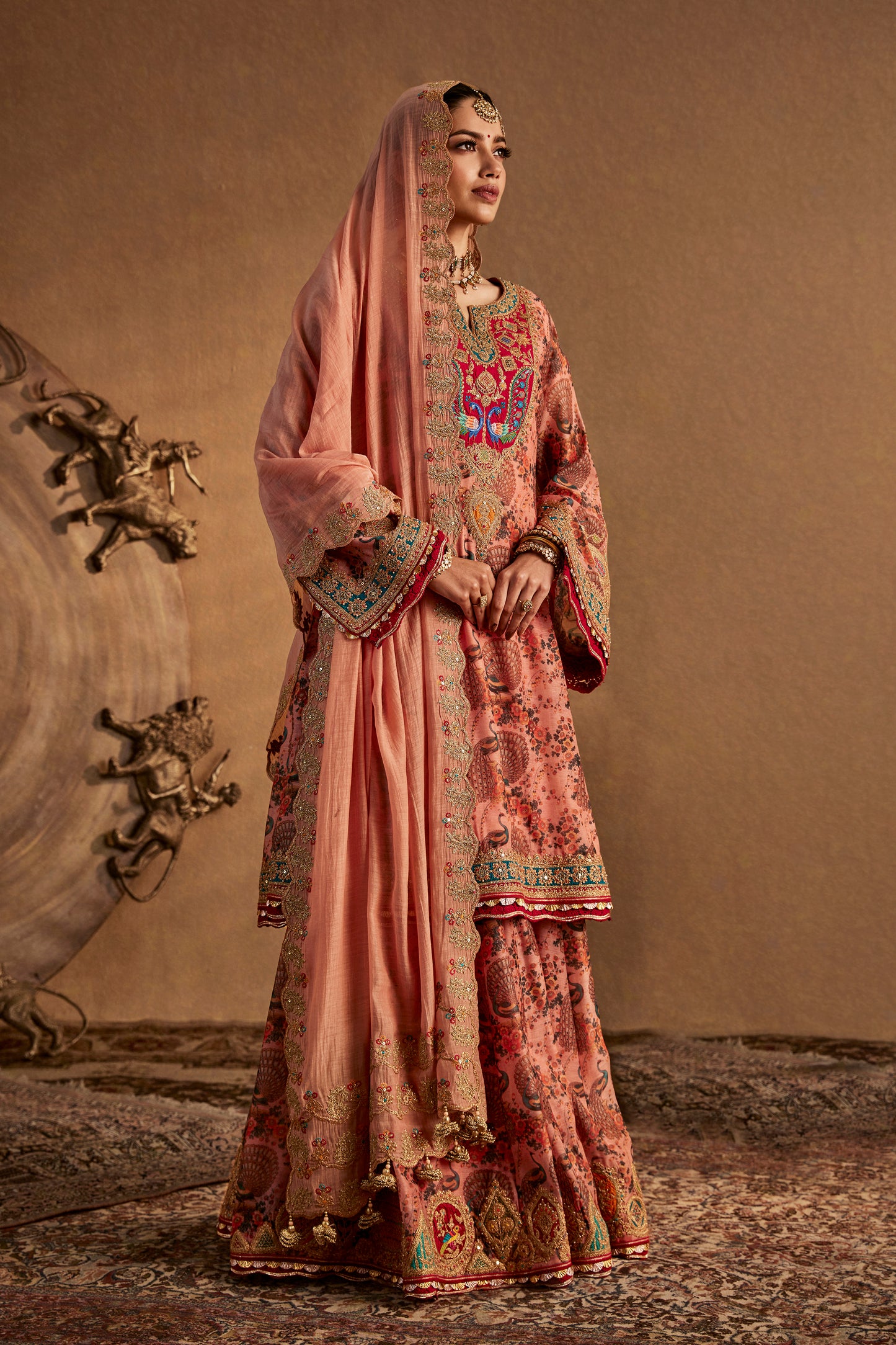 Blush Pink Sharara Set