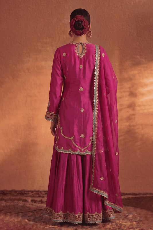 Rani Pink Sharara Set
