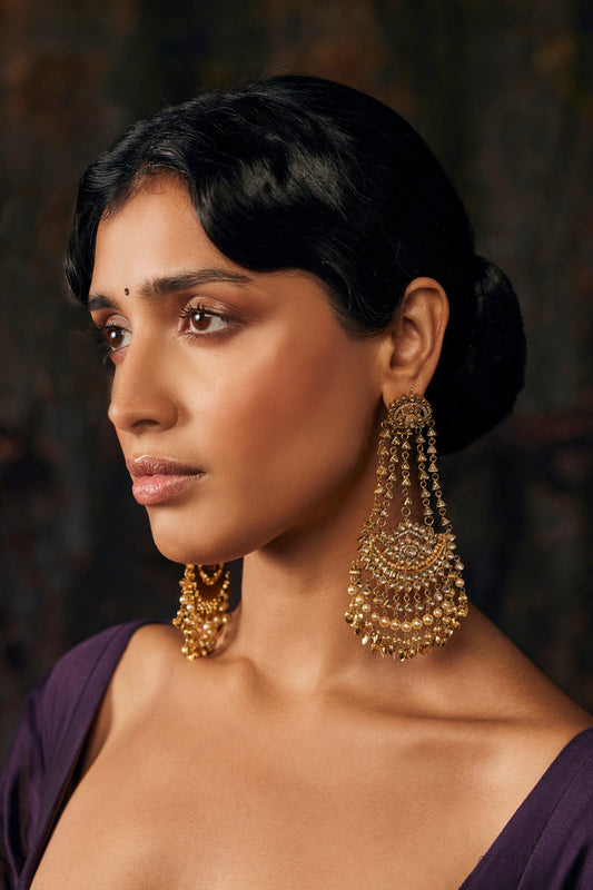 Chand  phool Earrings