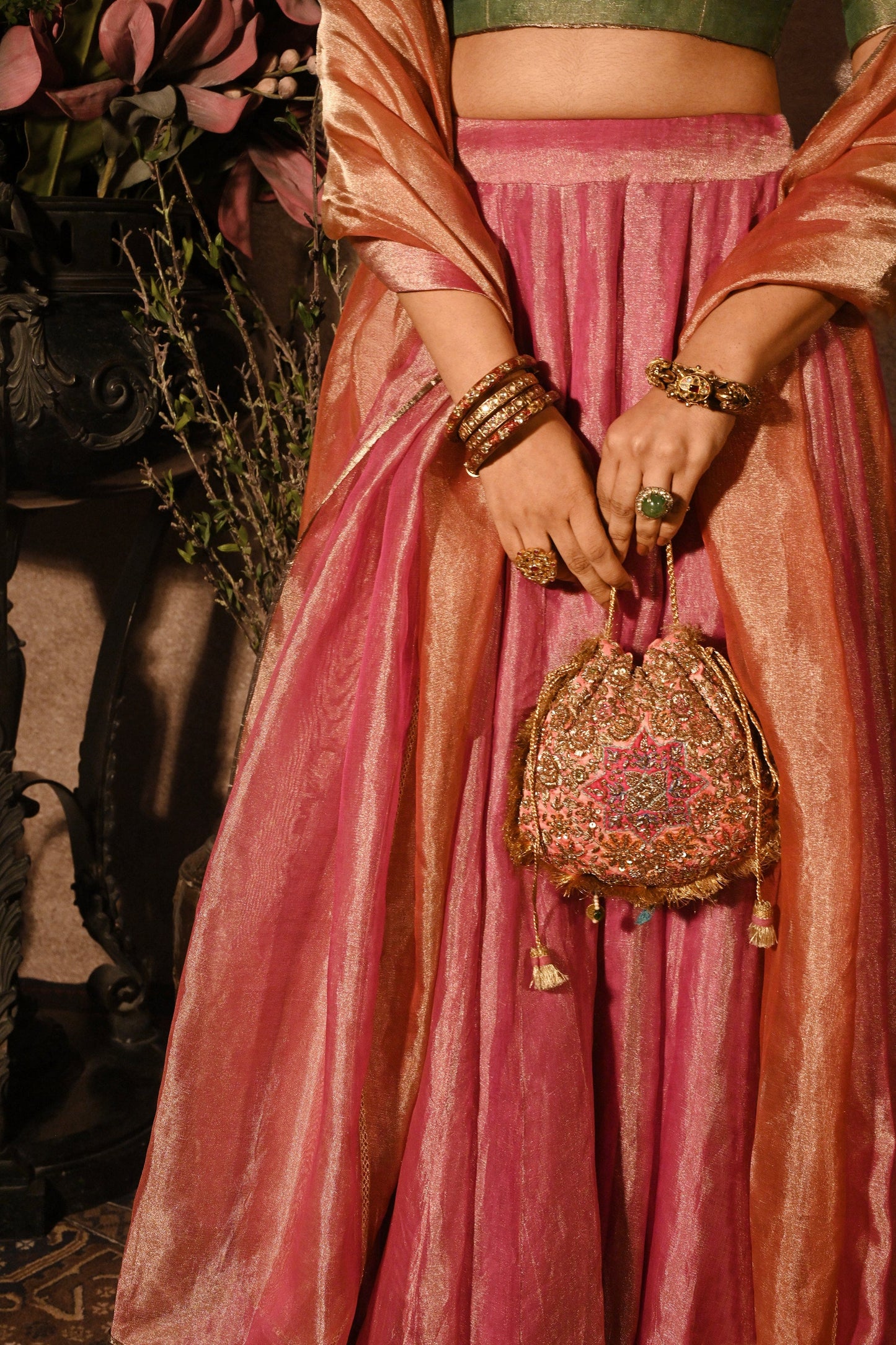 Blush Pink Naqsh Noor Potli