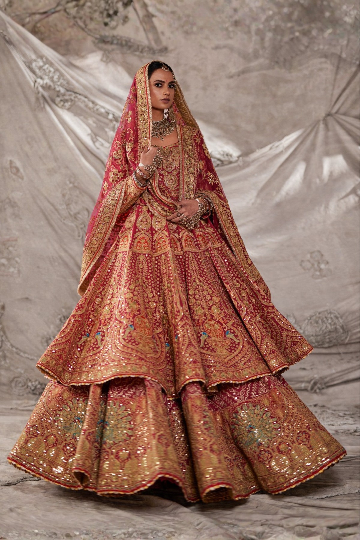 Deep Red Kalidar Set