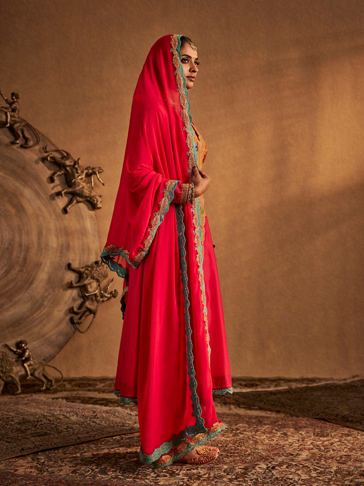Rani Pink Kurta Set