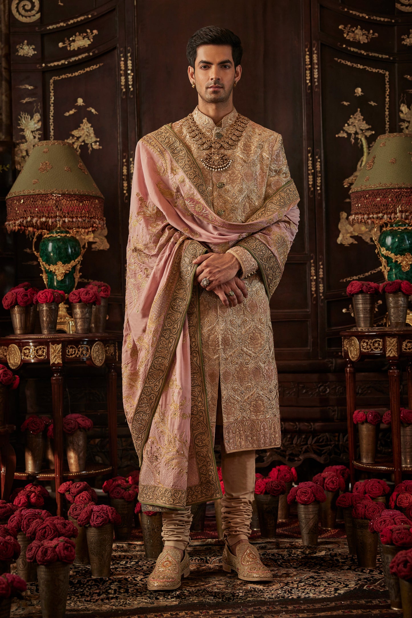Ivory Prachin-Kari Sherwani