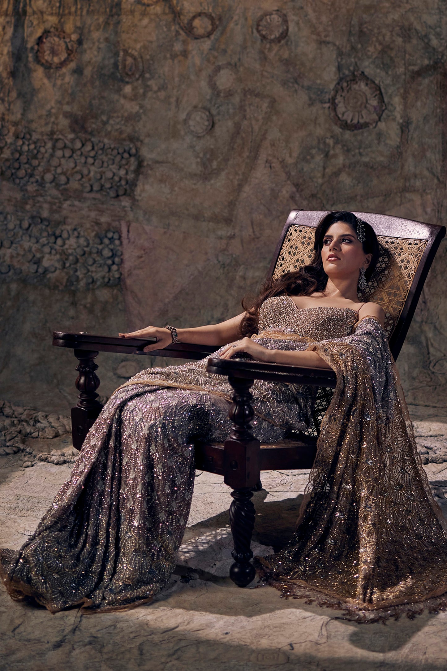 Birch Mosaic Saree