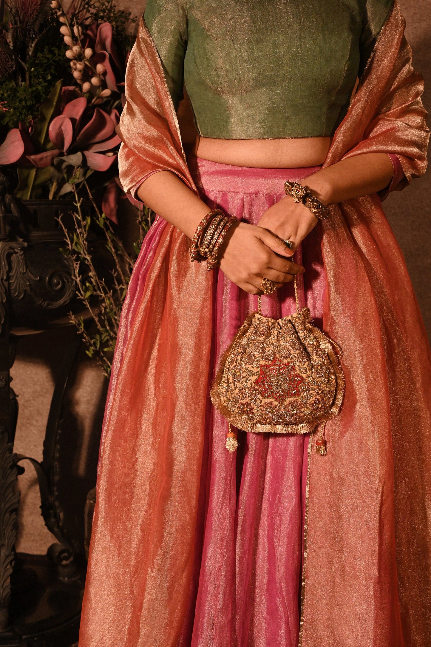 Earthy Nude Naqsh Noor Potli