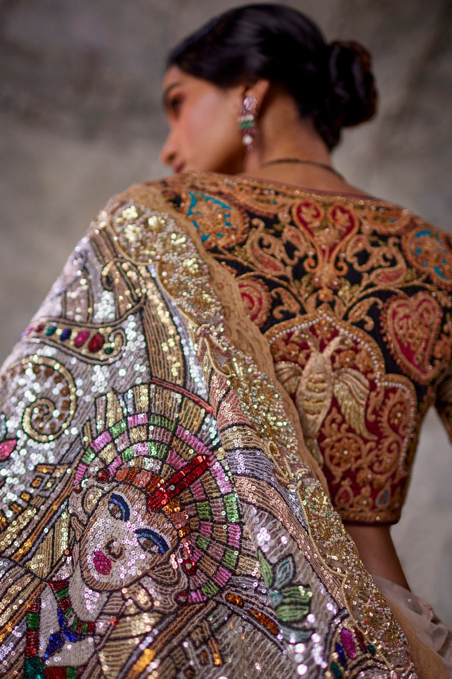 Birch Egyptian Deco Saree