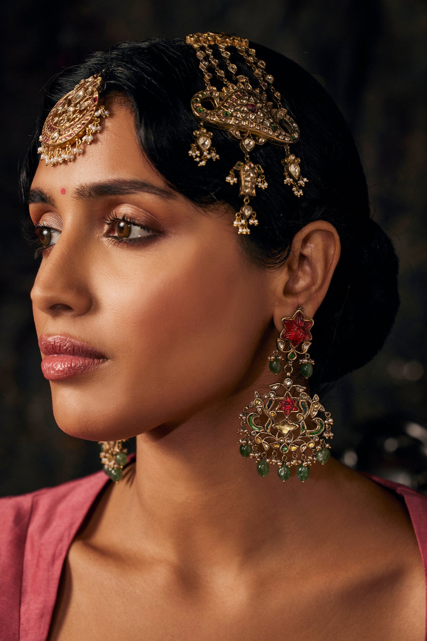 Chaand Sitara Earrings