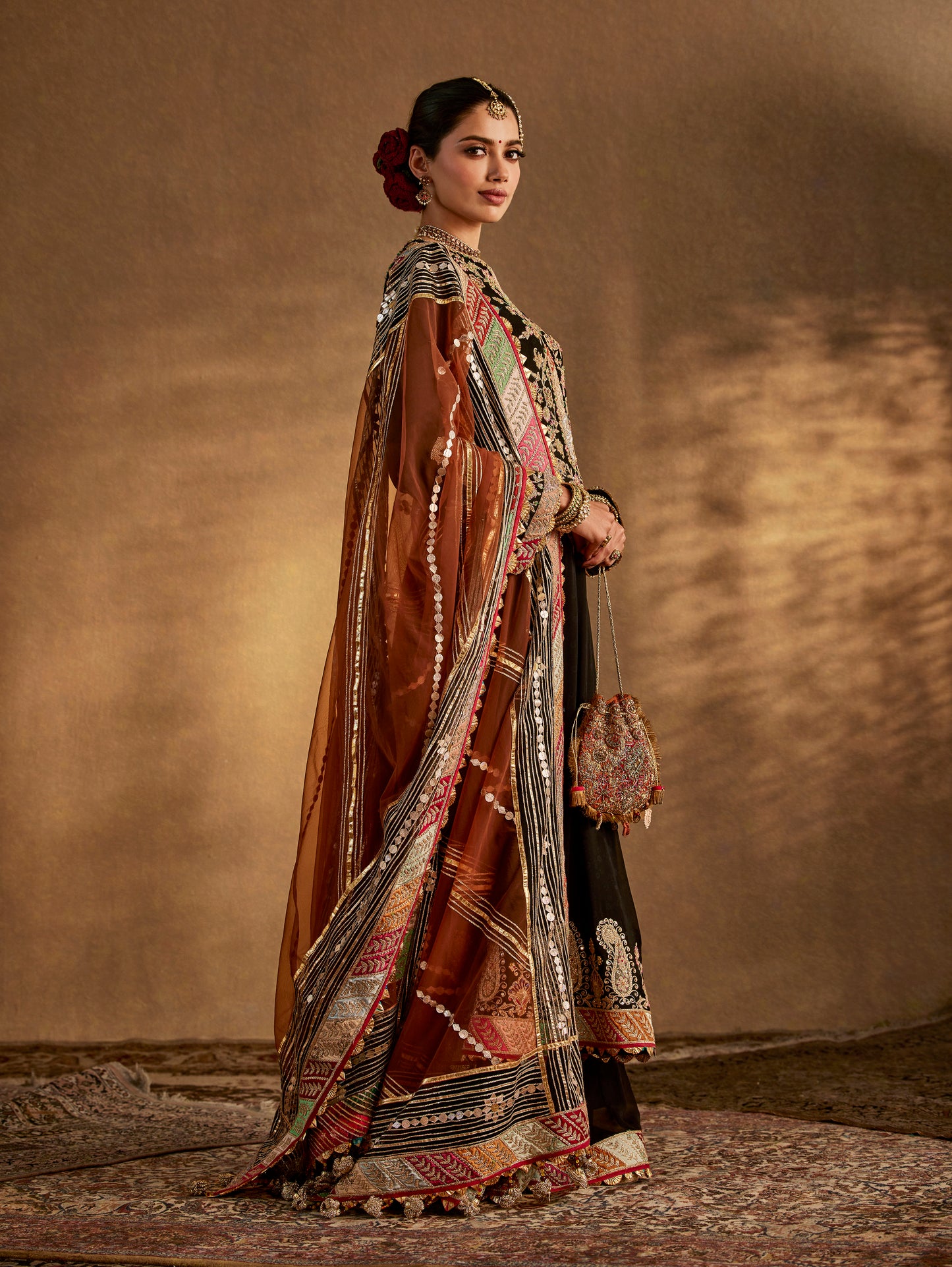 Inky Kurta-Sharara Set