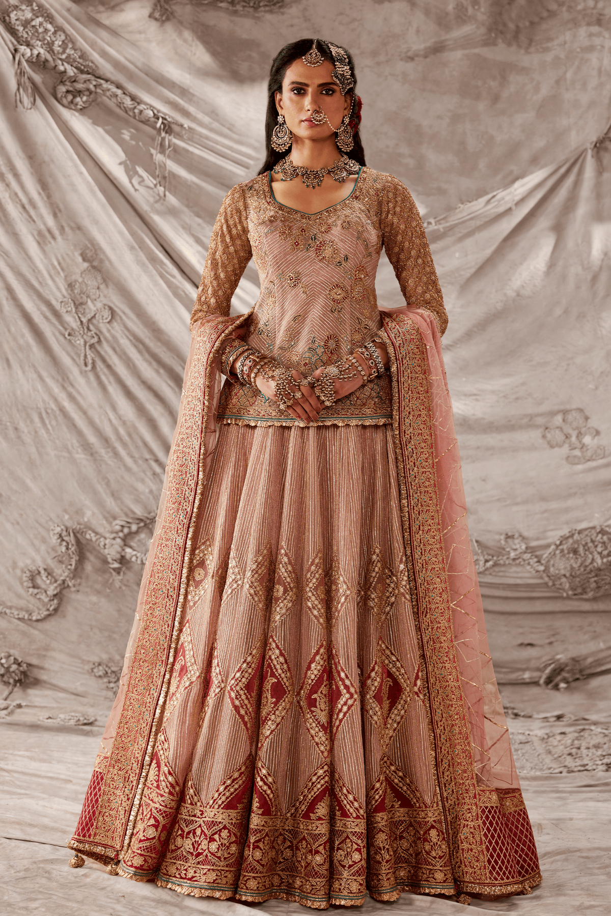 Earthy Pink Lehenga