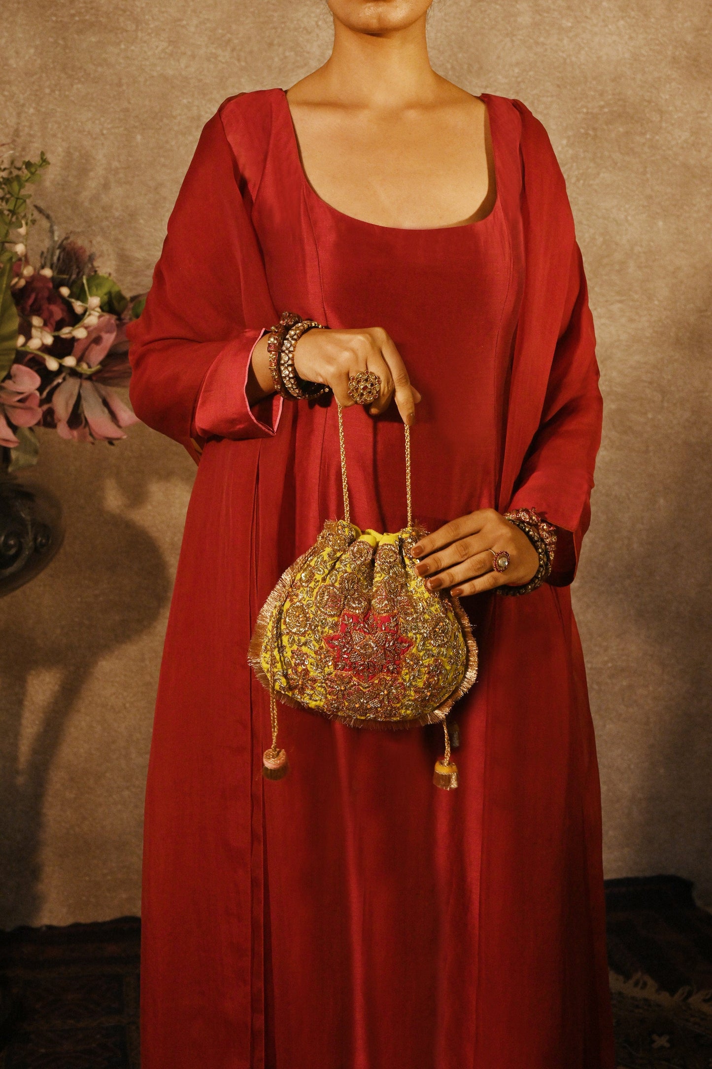 Amber Ruby Naqsh Noor Potli