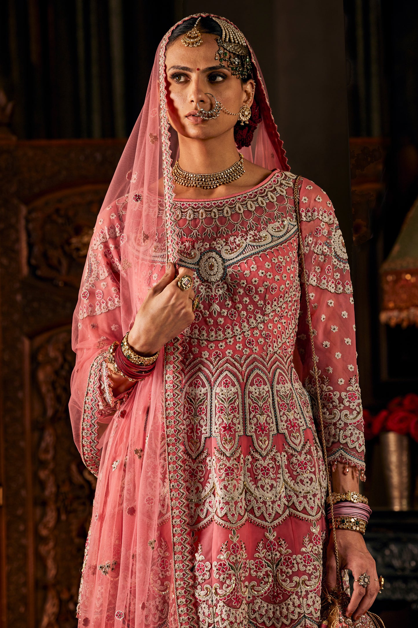 Pink Tulle Sharara