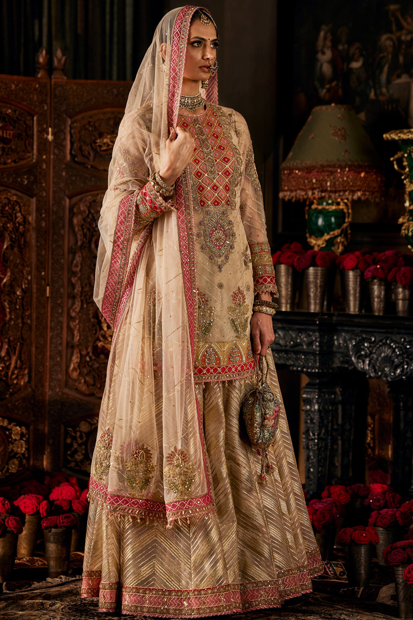 Ivory Tulle Sharara