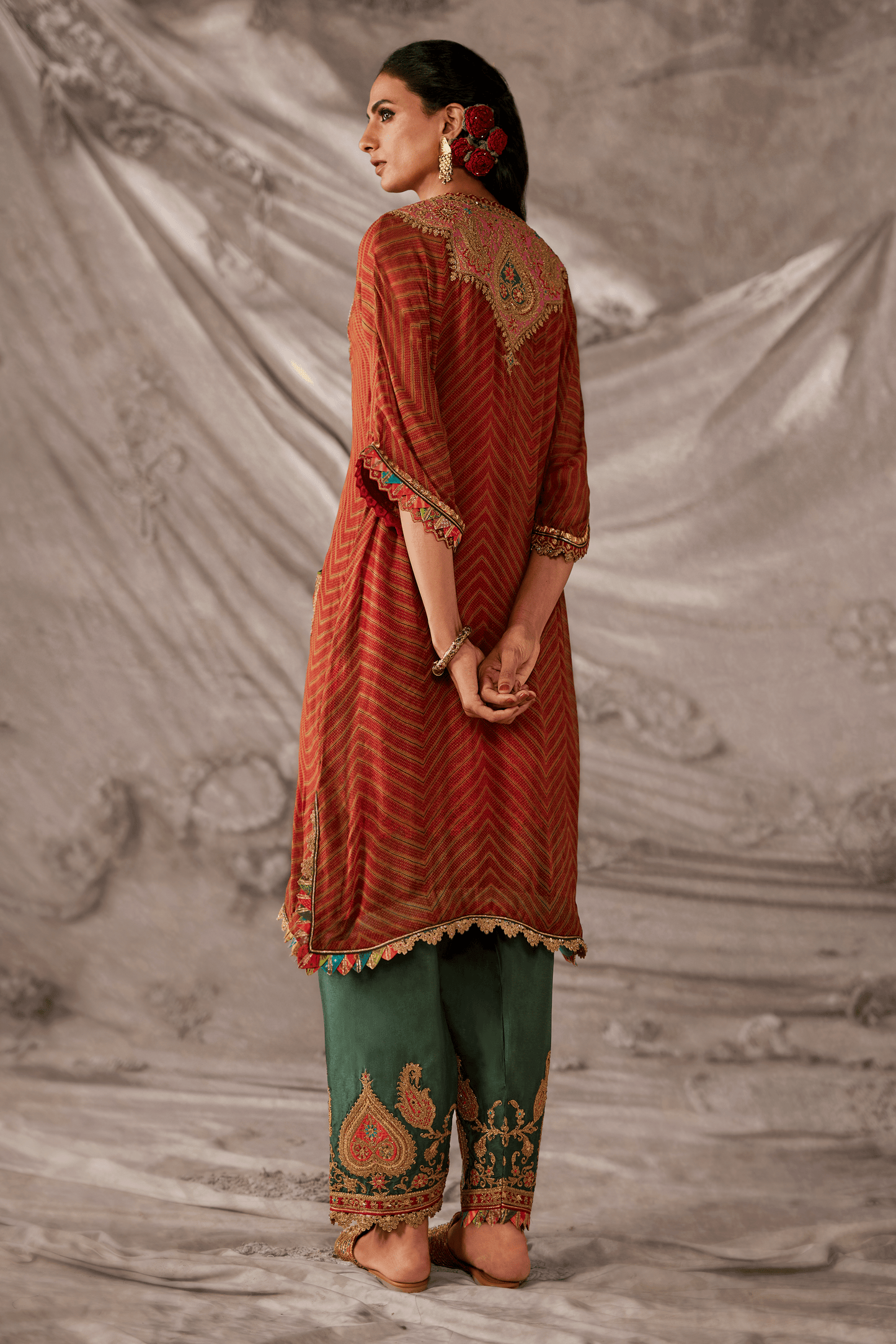 Rust Kaftan Set