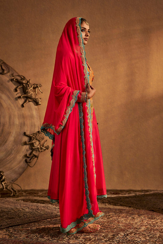 Rani Pink Kurta Set