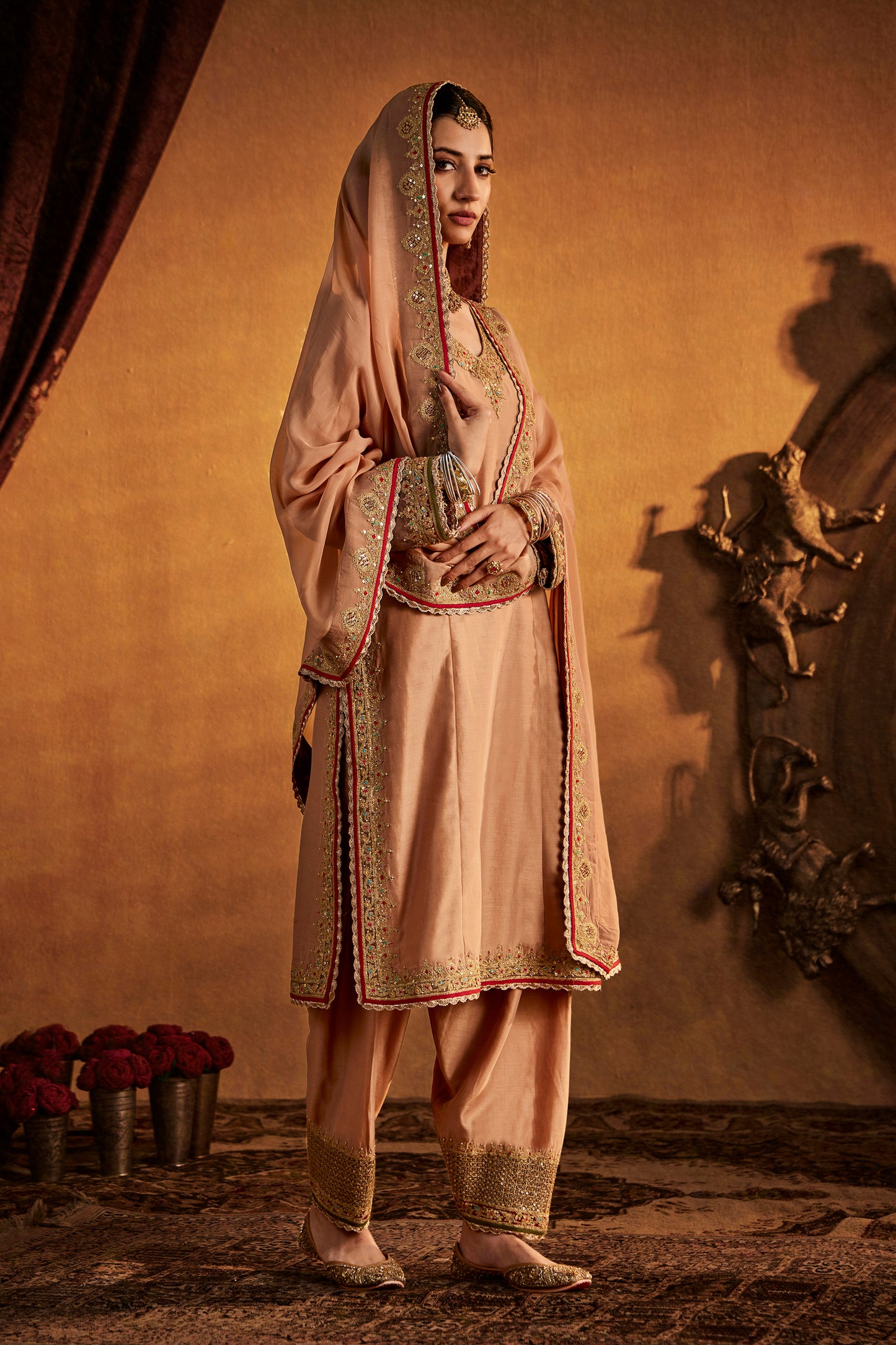 Soft Beige Kurta Set