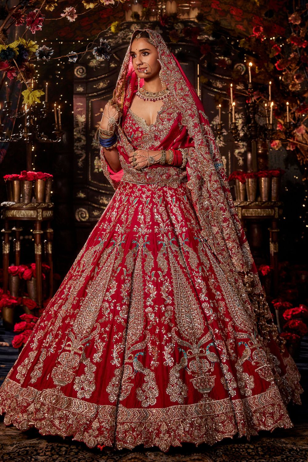 Pomegranate Cyprus  Lehenga Set