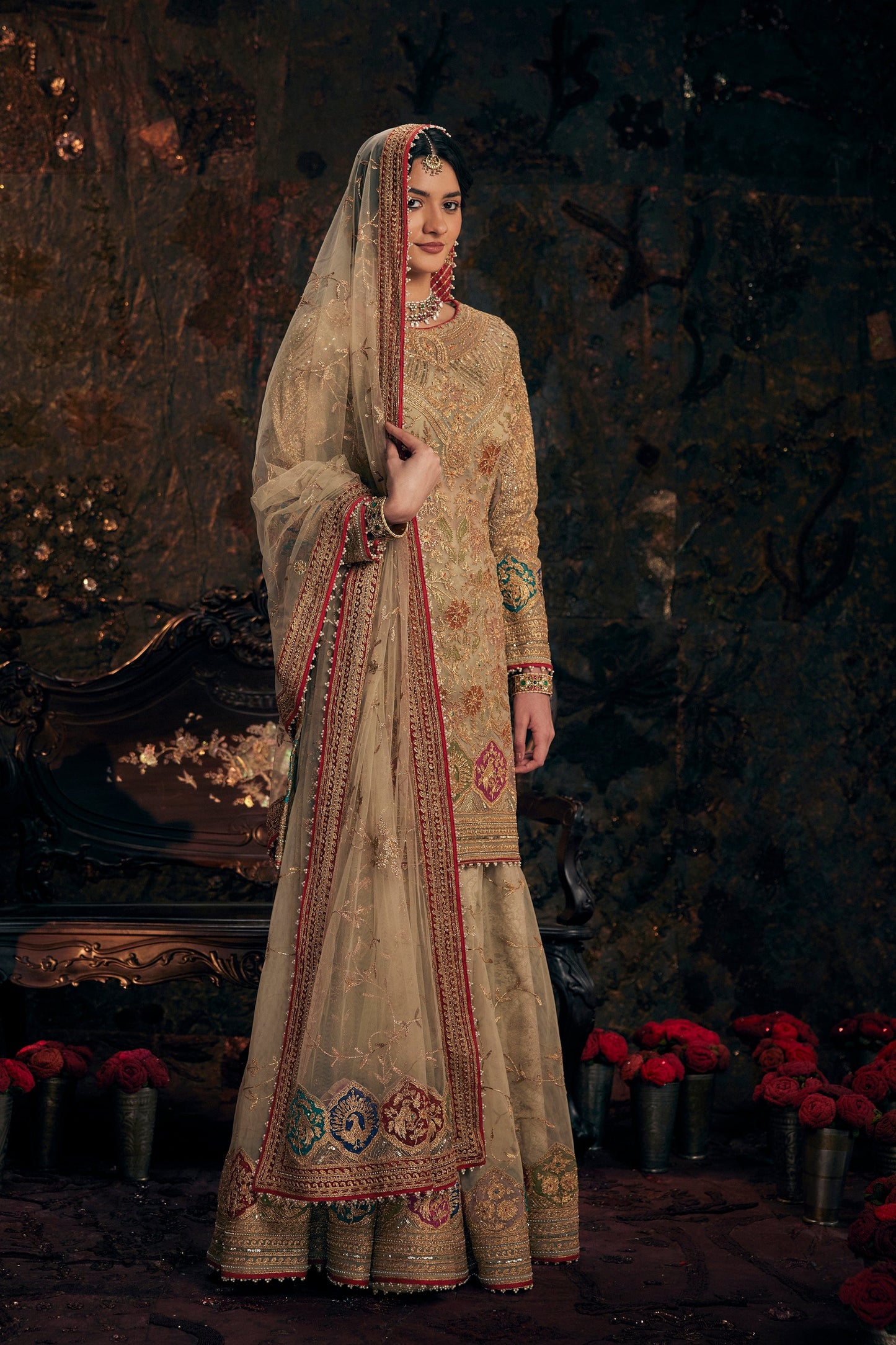 Pale Green Kurta-Sharara Set