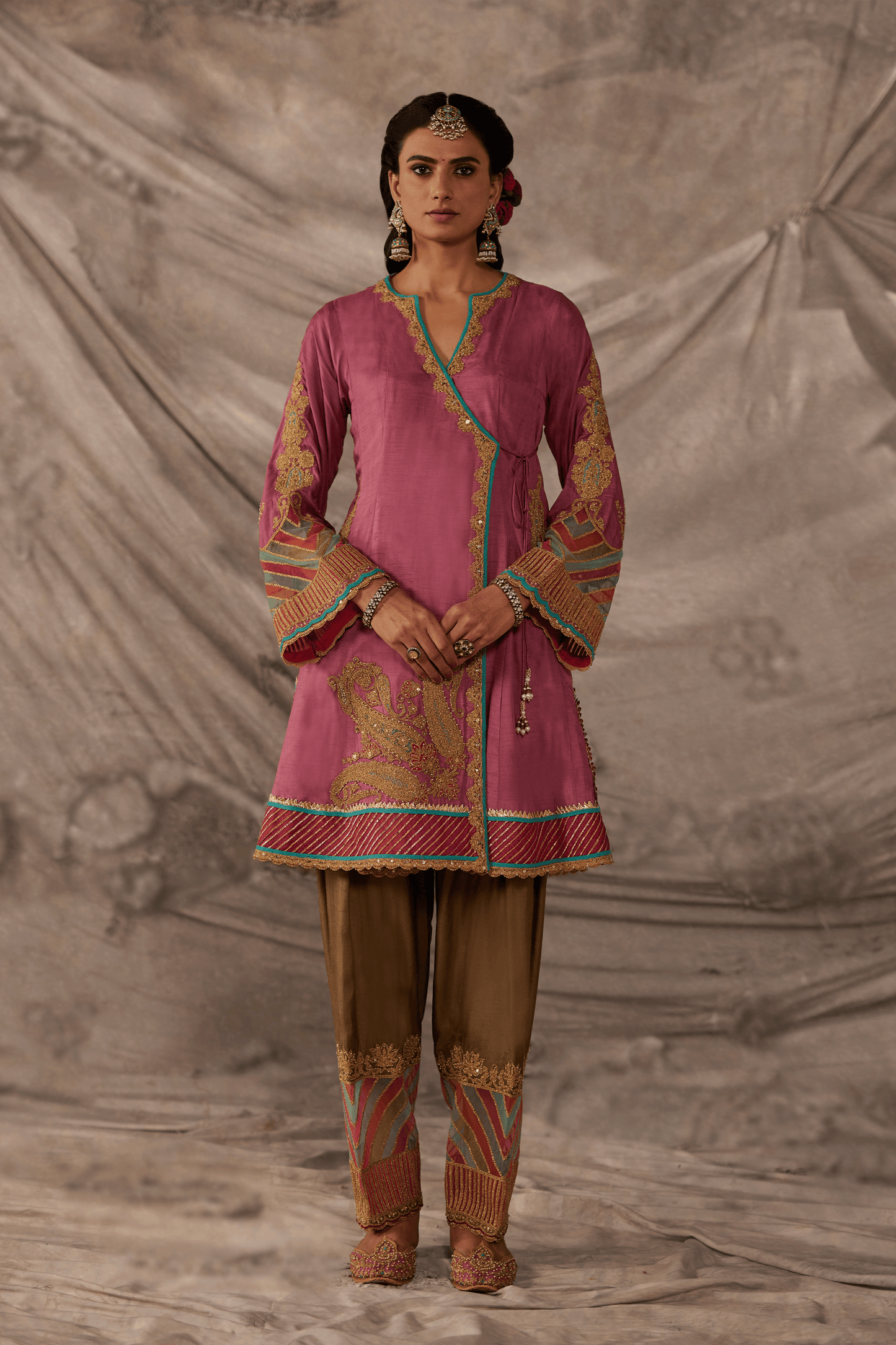 Vintage Pink Kurta Set