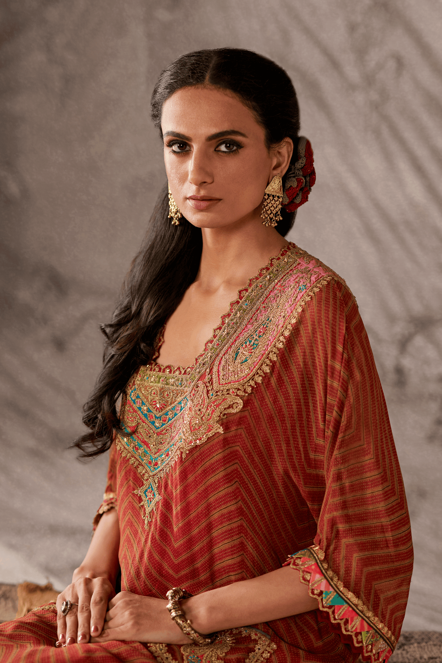 Rust Kaftan Set