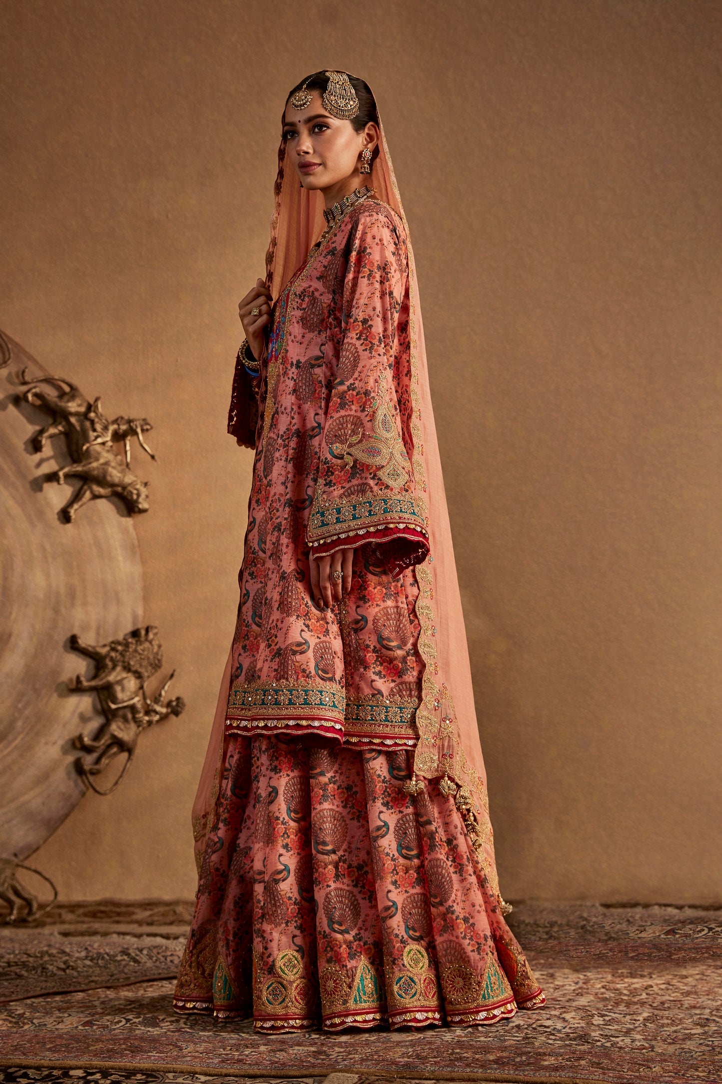 Blush Pink Sharara Set