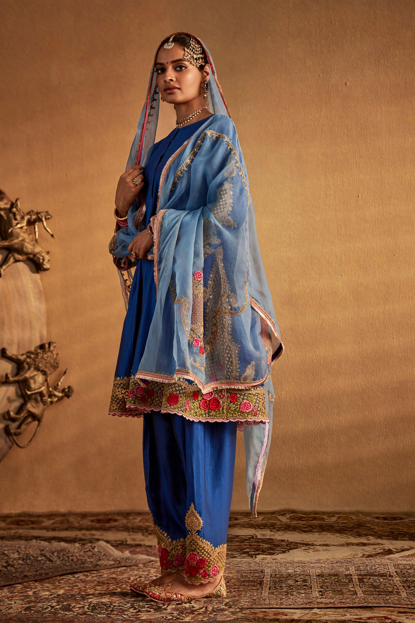 Lapis Blue Kurta Set
