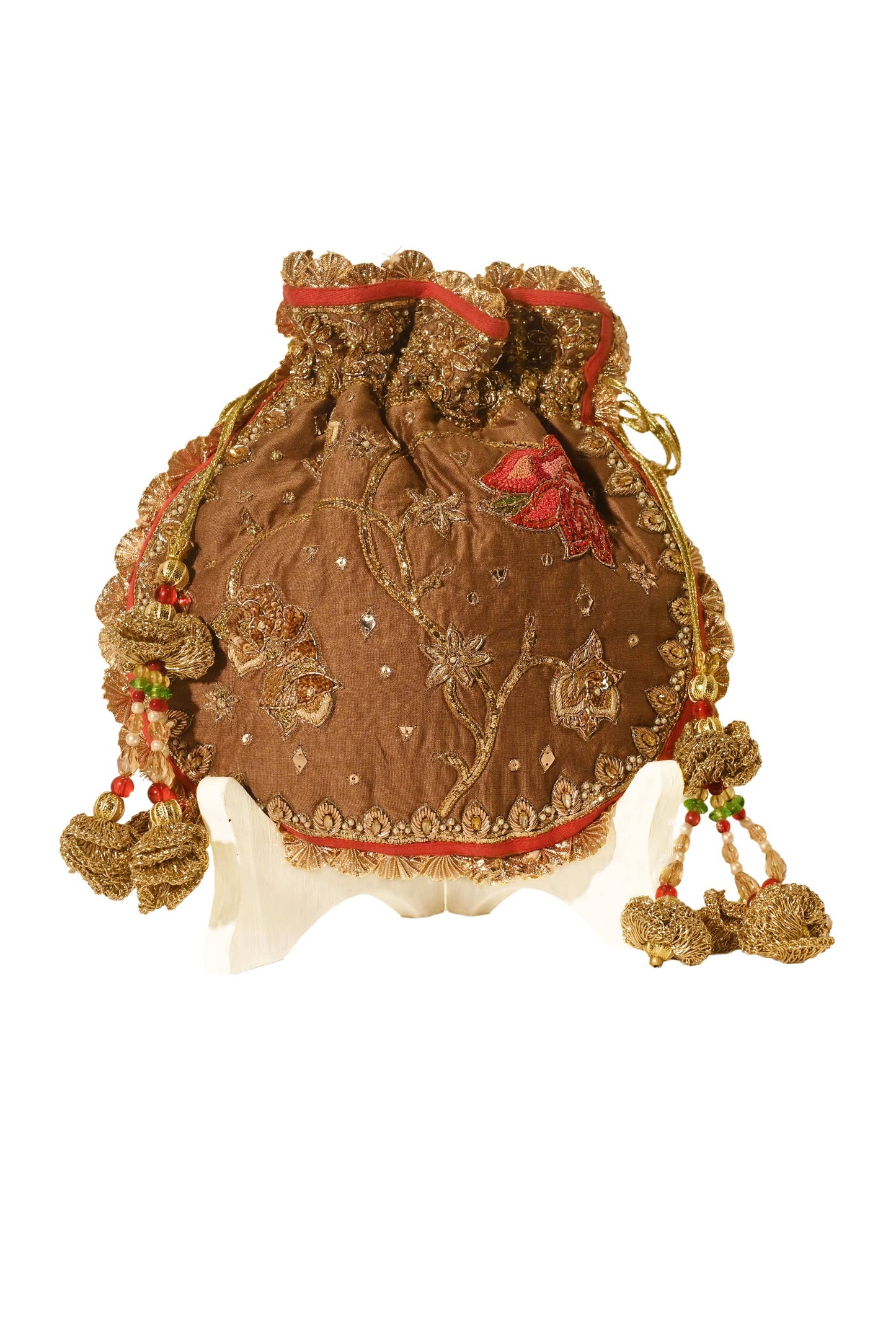 Khaki Gulzaar Potli