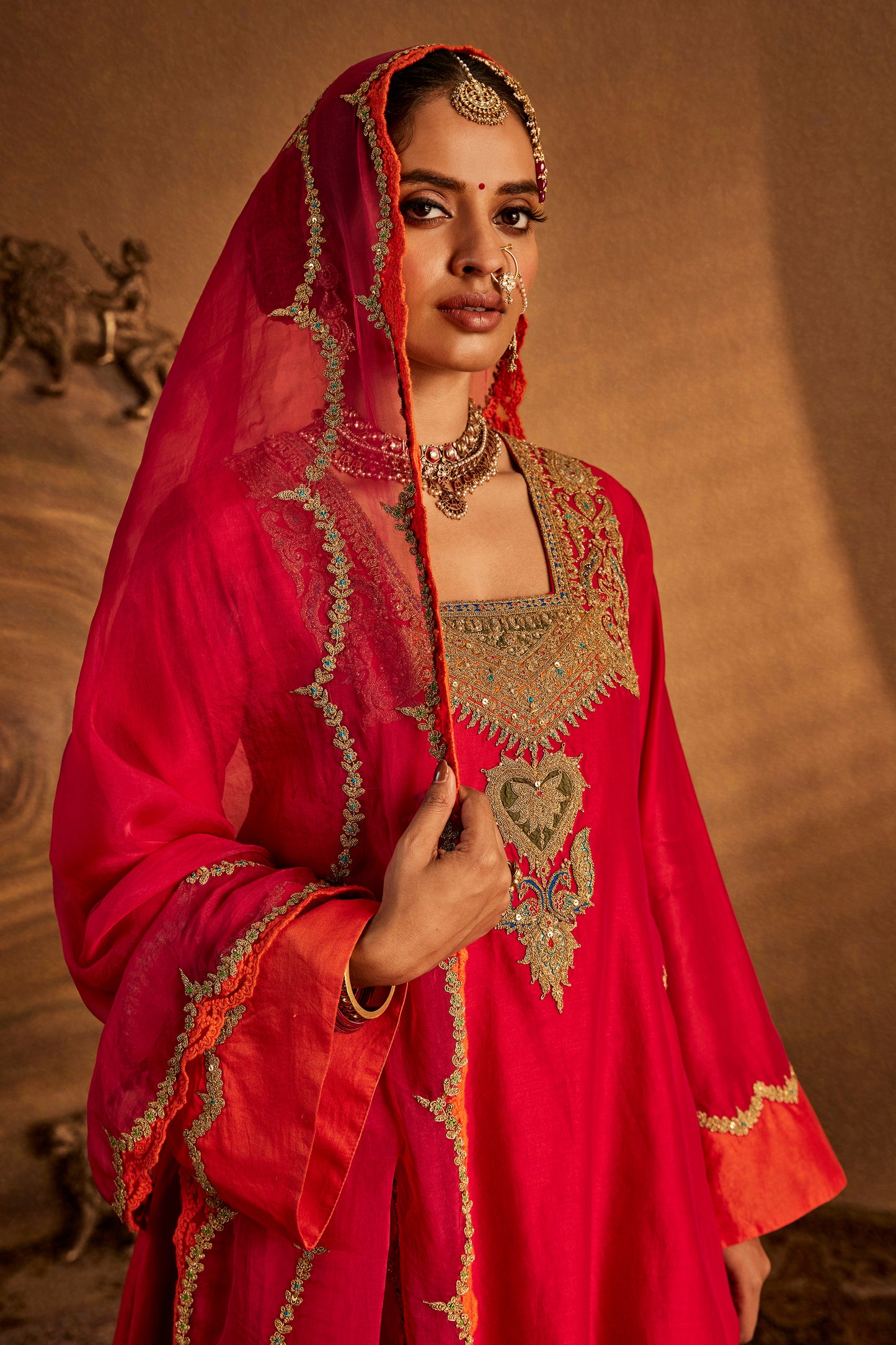 Rani Pink Sharara Set