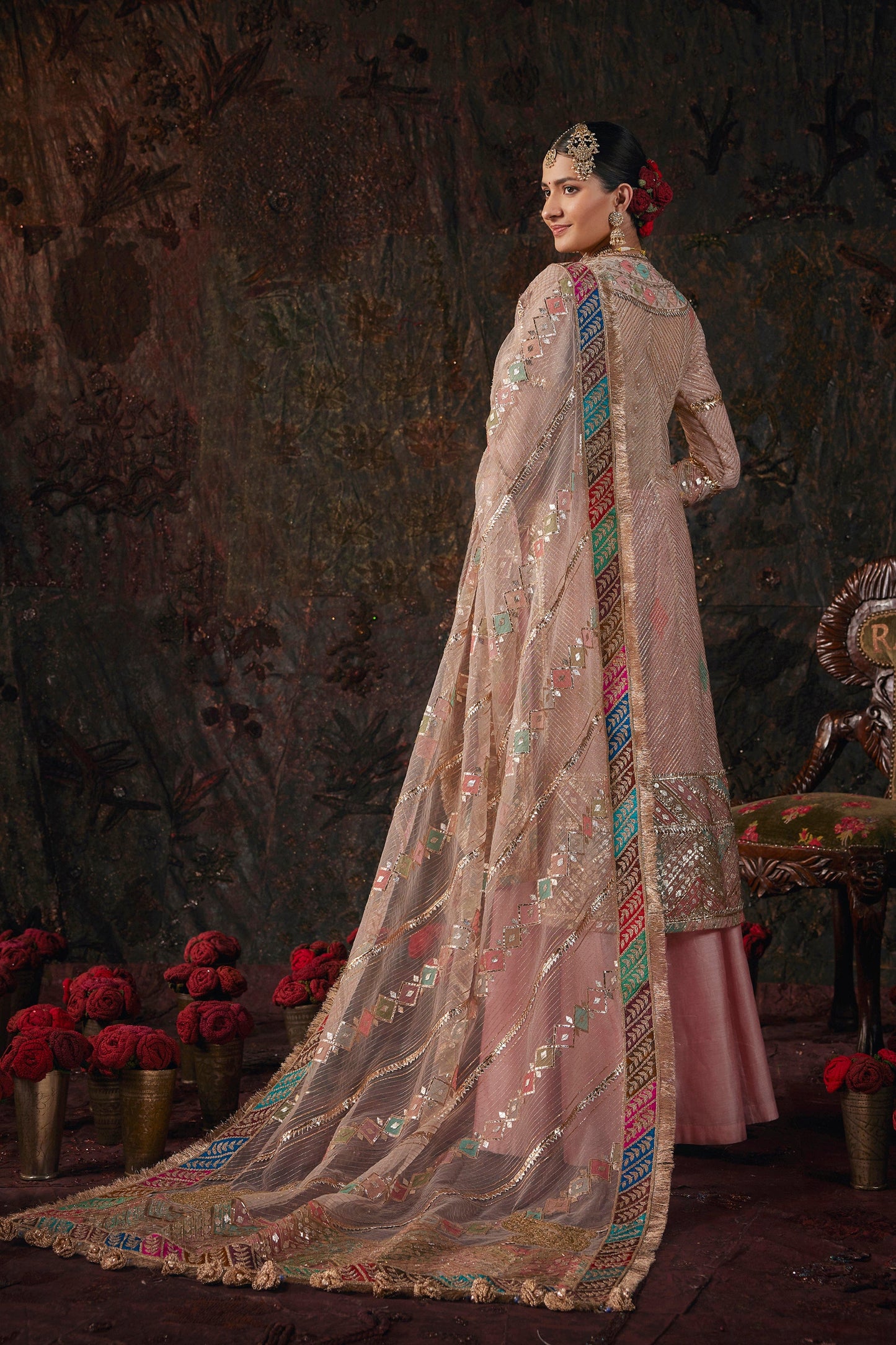 Soft Pink Kurti-Sharara Set